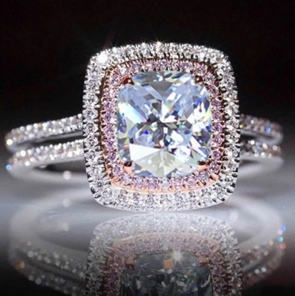 Lovely Cubic Zirconia Ring Size 6